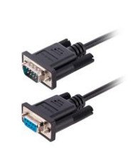 CABLE DE 3M SERIAL RS232 PARA MODEM NULO CROSSOVER CRUZADO BLINDADO CABLE DB9 PUERTO COM HEMBRA A MACHO COMPATIBLE DTE STARTECH