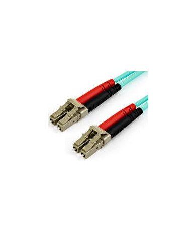 CABLE DE 10M DE FIBRA OPTICA MULTIMODO LC UPC A LC UPC OM4 50 125M LOMMF VCSEL 100G LSZH BAJA PERDIDA DE INSERCION STARTECHCOM 