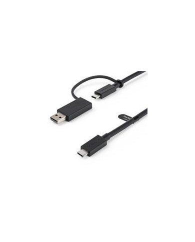 CABLE USB TIPO C DE 1M CON ADAPTADOR USB A USB C A C USB A A C CABLE USB C 2 EN 1 PARA DOCKS HIBRIDAS STARTECHCOM MOD USBCCADP