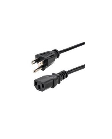 CABLE DE CORRIENTE DE 76M ESTANDAR DE ALIMENTACION DE COMPUTADORA NEMA 5 15P A C13 10A 125V 18AWG CABLE DE REPUESTO PARA IMPRES
