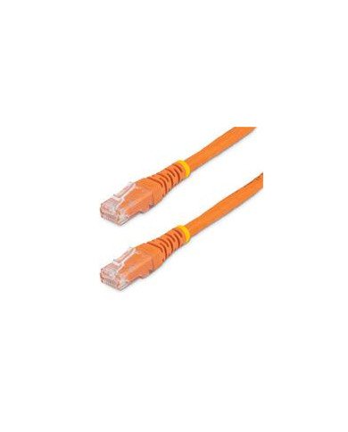 CABLE DE RED 45M CATEGORIA CAT6 UTP RJ45 GIGABIT ETHERNET ETL PATCH MOLDEADO NARANJA STARTECHCOM MOD C6PATCH15OR