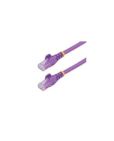CABLE DE RED DE 18M PURPURA CAT6 UTP ETHERNET GIGABIT RJ45 SIN ENGANCHES STARTECHCOM MOD N6PATCH6PL