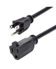 CABLE DE 2M DE EXTENSION DE ALIMENTACION CABLE NEMA 5 15R A NEMA 5 15P 13A 125V 16AWG STARTECHCOM CABLE EXTENSOR DE ALIMENTACIO