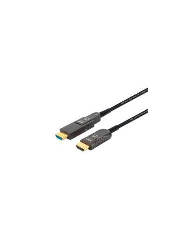 CABLE HDMI FIBRA OPTICA MANHATTAN 353243 M M 4K60HZ 200M CONECTOR HDMI DESMONTABLE