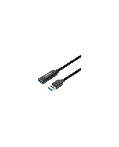 CABLE USB EXTENSIAN MANHATTAN1537517V32 EXT ACTIVA 100M NEGRO
