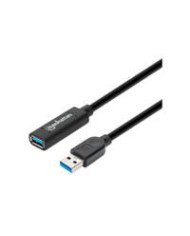 CABLE USB EXTENSIAN MANHATTAN1537517V32 EXT ACTIVA 100M NEGRO