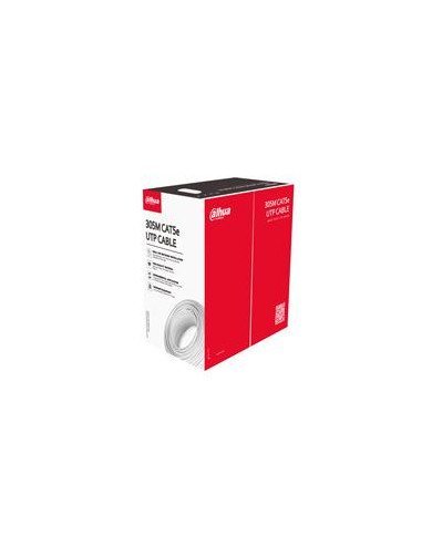 BOBINA DAHUA PFM920I 5EUN CABLE UTP BLANCO 100 COBRE CATEGORIA 5E 305 METROS CPR ECA VIDEO Y REDES COMPATIBLE CON ALIMENTACIN P
