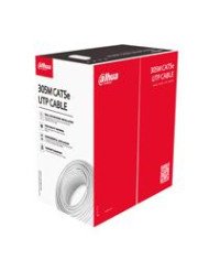 BOBINA DAHUA PFM920I 5EUN CABLE UTP BLANCO 100 COBRE CATEGORIA 5E 305 METROS CPR ECA VIDEO Y REDES COMPATIBLE CON ALIMENTACIN P
