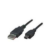 CABLE USB MANHATTAN 322638 V20 A MINI B 09M NEGRO