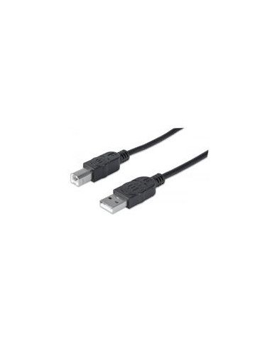CABLE USBMANHATTAN337779 V20 A B 50M ALTA VELOCIDADNEGRO