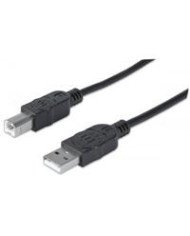 CABLE USBMANHATTAN337779 V20 A B 50M ALTA VELOCIDADNEGRO