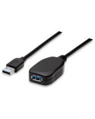 CABLE USBMANHATTAN150712 V30 EXT ACTIVA 5M NEGRO