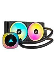 DISIPADOR CON ENFRIAMIENTO LIQUIDO CORSAIR ICUE LINK H100I 240 MM S 1700 1200 AM5 AM4 RGB NEGRO