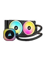 DISIPADOR CON ENFRIAMIENTO LIQUIDO CORSAIR ICUE LINK H100I AIO 240 MM S 1700 1200 AM5 AM4 RGB BLANCO