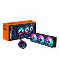 DISIPADOR DE ENFRIAMIENTO LIQUIDO GIGABYTE AORUS WATERFORCE X 360 LCD DISPLAY S 1200 S 1700 AM4 AM5 RGB