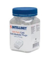 PLUG RJ45INTELLINET502344 CAT 6 UTP MULTIFILAR 100 PZAS