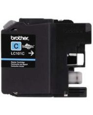 CARTUCHO DE TINTA BROTHER LC101C CYAN PARA RENDIMIENTO DE 300 PAGINAS AL 5 POR CIENTO