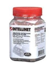 PLUG RJ45INTELLINET502399 CAT 5E UTP SOLIDO 100 PZAS