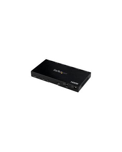 SPLITTER HDMI DE 2 PUERTOS 1X2 DE AUDIO Y VIDEO HDMI 20 4K 60HZ CON ESCALADOR Y EXTRACTOR DE AUDIO 35MM SPDIF 1 ENTRADA Y 2 SAL