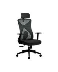 SILLA ERGONOMICA ACTECK FLOE PRO EC737 INCLINACION 35 GRADOS MARIPOSA CLASE 4 MAX 120 KG PISTON CLASE 4 REPOSABRAZOS FIJO NEGRO