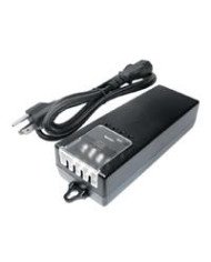 FUENTE DE PODER SAXXON PSU1250D4D FUENTE DE PODER DE PODER DE 4 CANALES 12 VCC 5 AMPERES 125 AMPER POR CANAL COLOR NEGRO ENTRAD