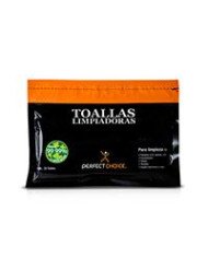 TOALLAS LIMPIADORAS ANTIESTATICAS PARA PANTALLAS Y MONITORES PERFECT CHOICE 20 PIEZAS