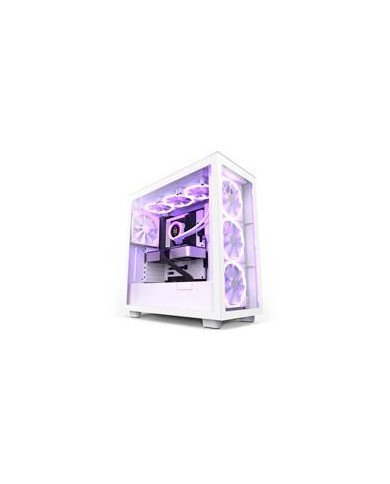 GABINETE NZXT H7 ELITE BLANCO CON VENTANA MIDI TOWER MINI ITX MICRO ATX RGB GAMER