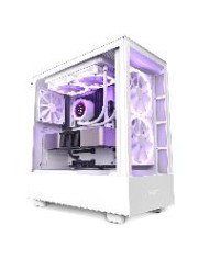 GABINETE NZXT H5 ELITE BLANCO CON VENTANA MIDI TOWER MICRO ATX RGB GAMER