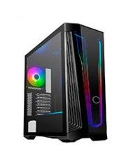 GABINETE COOLER MASTER MASTERBOX 540 CON VENTANA ARGB MID TOWER MINI ITX MICRO ATX ATX E ATX USB 32 SIN FUENTE NEGRO