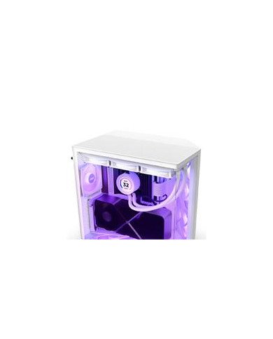 GABINETE NZXT H6 FLOW RGB VIDRIO TEMPLADO BLANCO ATX MICRO ATX MINI ITX MID TOWER GAMER