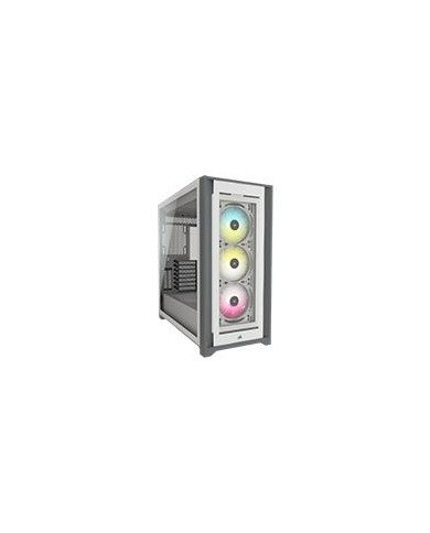 GABINETE CORSAIR ICUE 5000T BLANCO SEMI TORRE ATX CRISTAL TEMPLADO RGB GAMER CC 9011231 WW