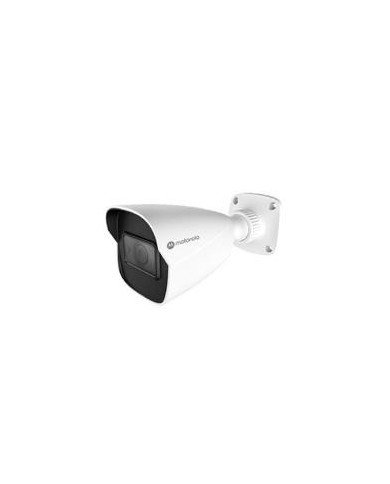 CAMARA IP MOTOROLA MTIBM045701 BULLET METAL LENTE FIJO 5MP ICR DIA NOCHE IK10 IP67 ONVIF POE DNR 3D WDR DIGITAL HLC BLE DESEMPA