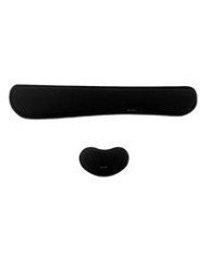 KIT DESCANSA MUAECAS ACTECK MOUSEPAD CUSHY PRO TR430 ERGONMICO MEMORY FOAM COLOR GRAFITO ANTIDESLIZANTE 460 X 85 X 20 MM AC 937