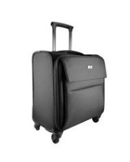 MALETA DE VIAJE ROTACION 360 GRADOS EN RUEDAS CON TROLLEY Y COMPARTIMIENTO PARA LAPTOP 156 PULGADAS PERFECT CHOICE PRIT NEGRO