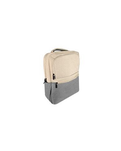 MOCHILA PERFECT CHOICE PARA LAPTOP 156 PULGADAS MATERIAL RESISTENTE SUNSET TAUPE