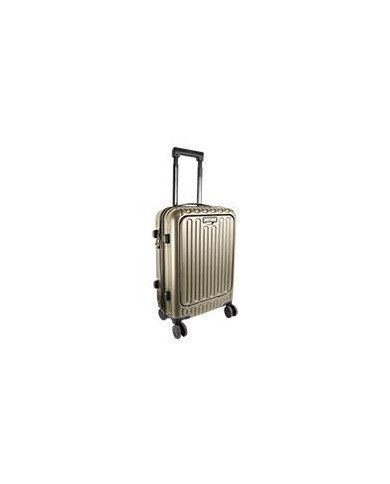 MALETA RIGIDA ROTACION 360 GRADOS EN RUEDAS CON TROLLEY PERFECT CHOICE AIRLY GRIS