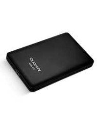 CARCASA ENCLOSURE QUARONI PARA DISCOS DUROS SSD 25 PULGADAS DE 7MM 95MM SATA USB 30 COLOR NEGRO