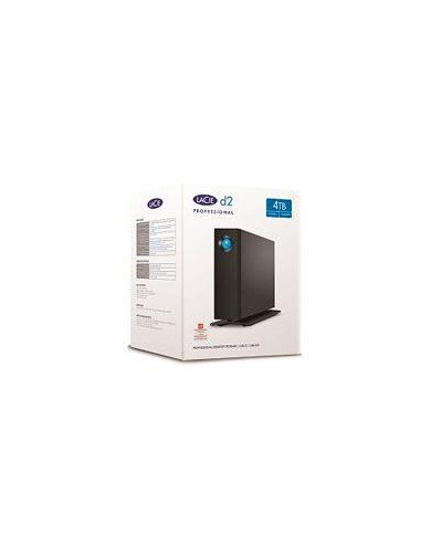 DISCO DURO EXTERNO LACIE D2 PROFESSIONAL 4TB 35 ESCRITORIO USB 31 TIPO C USB 30 NEGRO WIN MAC ADAPT DE ALIMENTACION