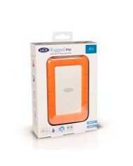 DISCO DURO EXTERNO LACIE RUGGED MINI 4TB 25 PORTATIL USB 30 NARANJA PLATA WINDOWS MAC CONTRAGOLPES AGUA Y POLVO