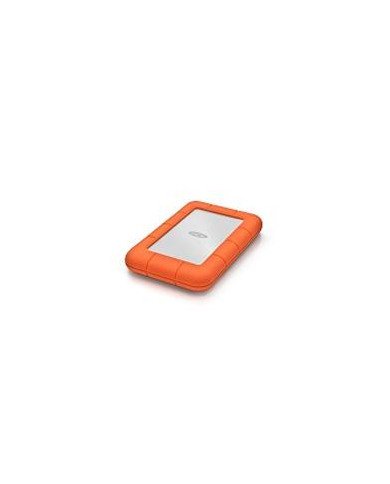 DISCO DURO EXTERNO LACIE RUGGED MINI 2TB 25 PORTATIL USB 30 NARANJA PLATA WINDOWS MAC CONTRAGOLPES AGUA Y POLVO