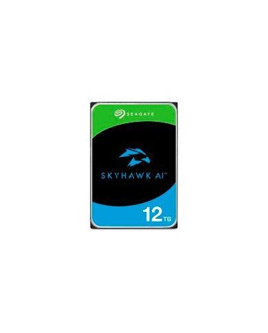 DISCO DURO INTERNO SEAGATE SKYHAWK AI 12TB 35 ESCRITORIO SATA3 6GB S 256MB 7200RPM VIDEO VIGILANCIA AI 24X7 NVR 1 16 BAHIAS 1 6
