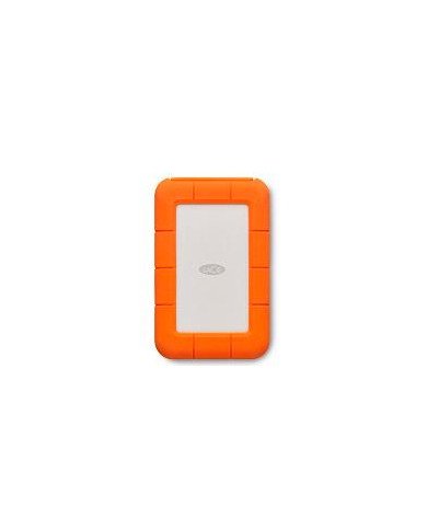 DISCO DURO EXTERNO LACIE RUGGED USB C 5TB 25 PORTATIL USB 31 NARANJA PLATA WINDOWS MAC CONTRAGOLPES AGUA Y POLVO