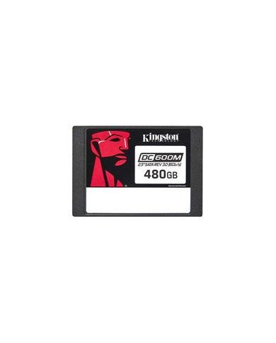 UNIDAD DE ESTADO SOLIDO SSD KINGSTON DC600M 480GB ENTERPRICE SATA 25 LECT560 ESCR530MBS PARA SERVIDOR SEDC600M 480G