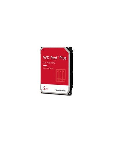 DISCO DURO INTERNO WD RED PLUS 2TB 35 ESCRITORIO SATA3 6GB S 64MB 5400RPM 24X7 HOTPLUG NAS 1 8 BAHIAS WD20EFPX