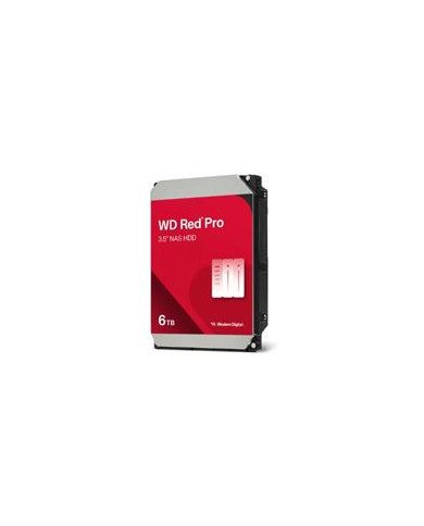 DISCO DURO INTERNO WD RED PRO 6TB 35 ESCRITORIO SATA3 6GB S 256MB 7200RPM 24X7 HOTPLUG NAS 1 16 BAHIAS WD6005FFBX