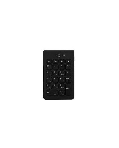 TECLADO NUMERO INALAMBRICO CONECTOR USB PORTATIL 22 TECLAS DE MEMBRANA PERFECT CHOICE NUMBRA NEGRO