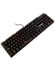 TECLADO GAMING MECANICO LUZ RGB BASTION VORTRED BY PERFECT CHOICE LEGACY NEGRO