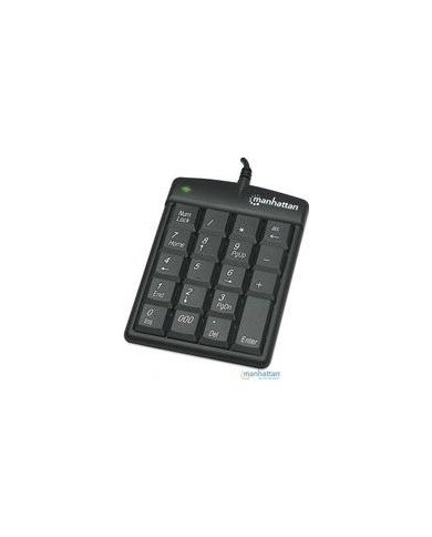 TECLADOMANHATTAN176354 NUMERICO USB NEGRO