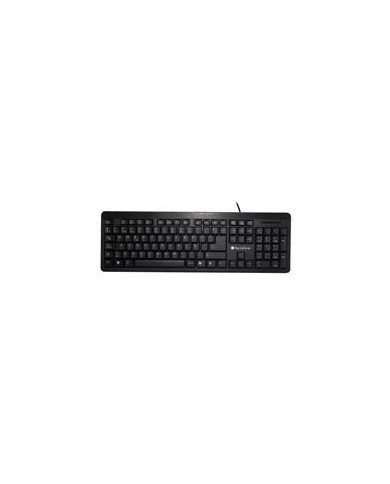 TECLADO TECHZONE TZ16TEC01 ALA ALAMBRICO STANDARD USB ERGONOMICO NEGRO