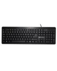 TECLADO TECHZONE TZ16TEC01 ALA ALAMBRICO STANDARD USB ERGONOMICO NEGRO